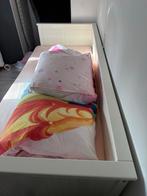 IKEA Brimnes uitschuifbaar bed met opberglades, Huis en Inrichting, Ophalen, Eenpersoons, Wit, 80 cm