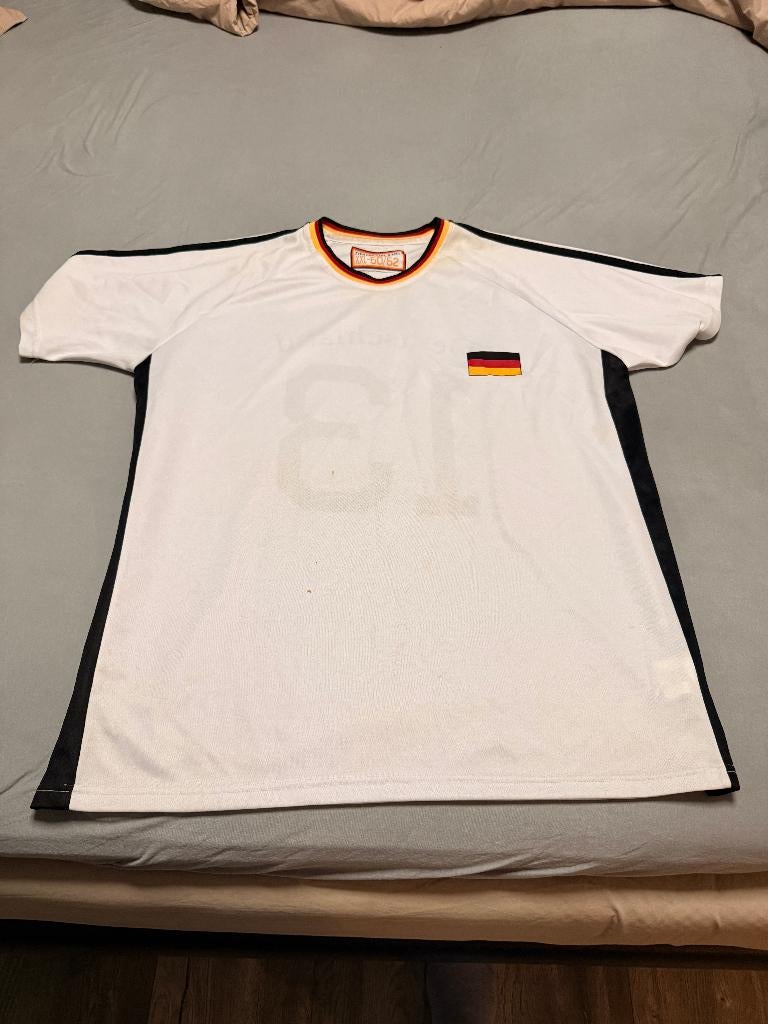 Duits elftal retro nr 13 shirt, Groter dan maat XL, Ophalen of Verzenden, Zo goed als nieuw, Shirt