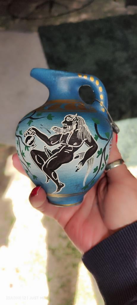 Decoratief kannetje met Griekse mythologie afbeelding, Antiek en Kunst, Antiek | Vazen, Ophalen