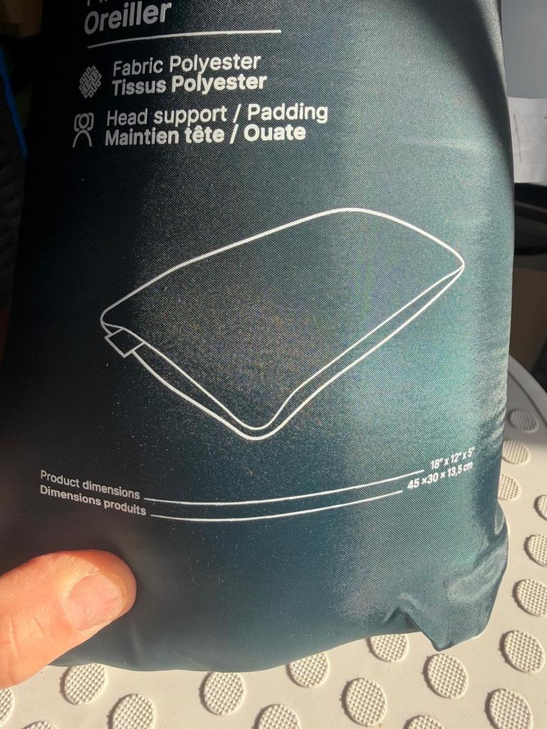 4x Decathlon Quechua Comfort Kussen €5 p.s, Ophalen of Verzenden, Nieuw