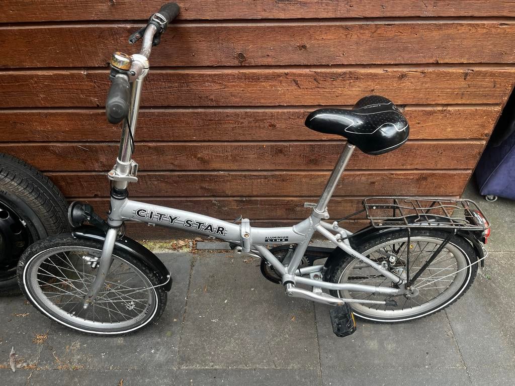 City Star vouwfiets - Compact en handig, Fietsen en Brommers, Fietsen | Vouwfietsen, Overige merken, 20 inch of meer, Gebruikt