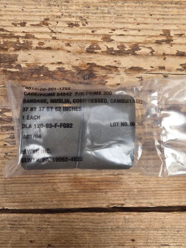 Bandage muslin compressed camouflaged  verband, ., Nieuw, Ophalen of Verzenden, .