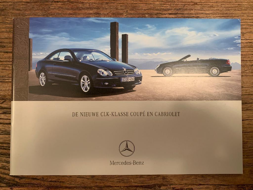 Intro folder Mercedes-Benz CLK-klasse coupe + cabriolet 2005, Nieuw, Mercedes-Benz, Mercedes, Ophalen of Verzenden