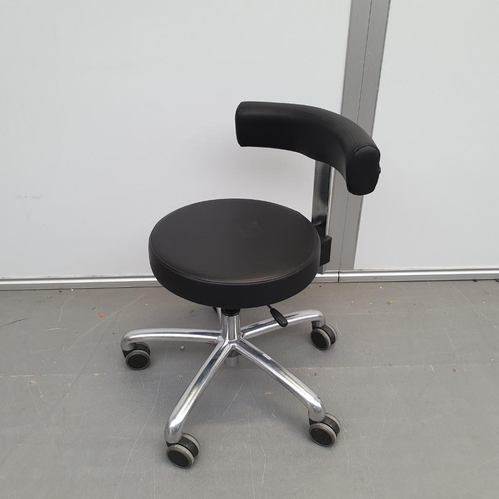 Medische Score kruk extra laag - zwarte skai