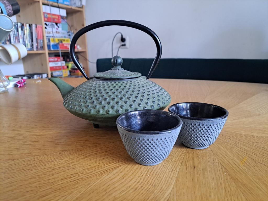 Bredemeijer theepot met twee kopjes, Ophalen of Verzenden