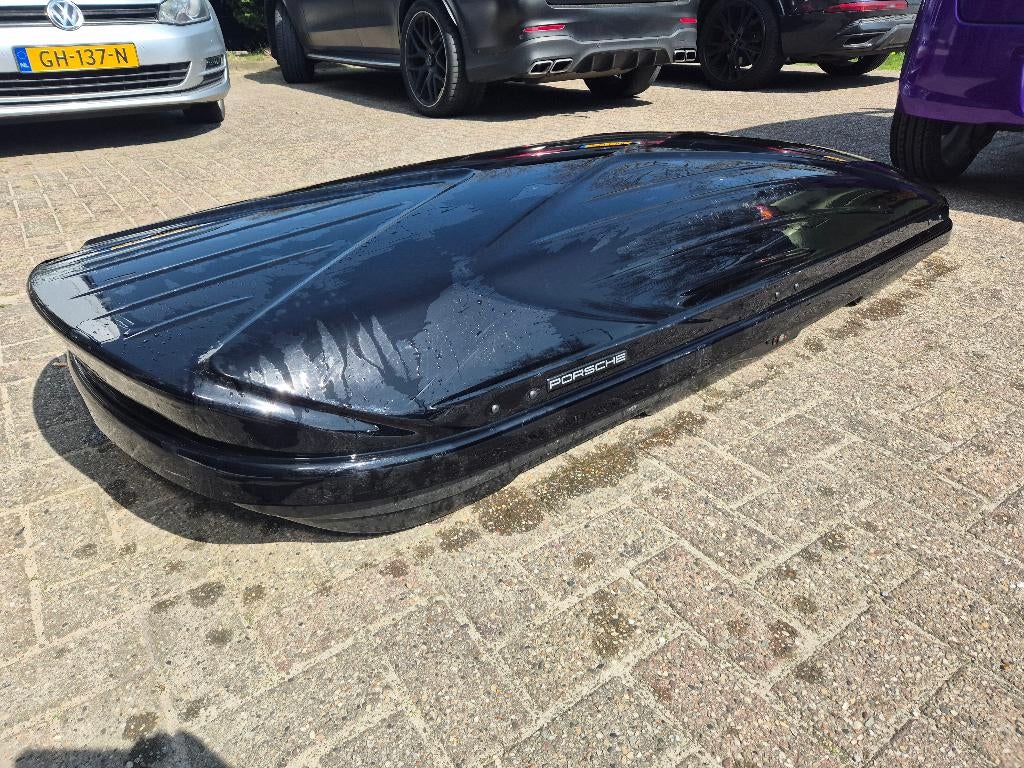 Originele ALLERGROOTSTE Porsche Excellence dakkoffer, Auto diversen, Dakkoffers, Ophalen of Verzenden, Gebruikt