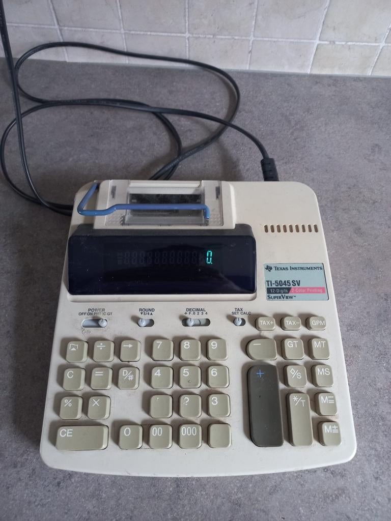 Oude Texas Instruments TI-5045 SV, Ophalen of Verzenden