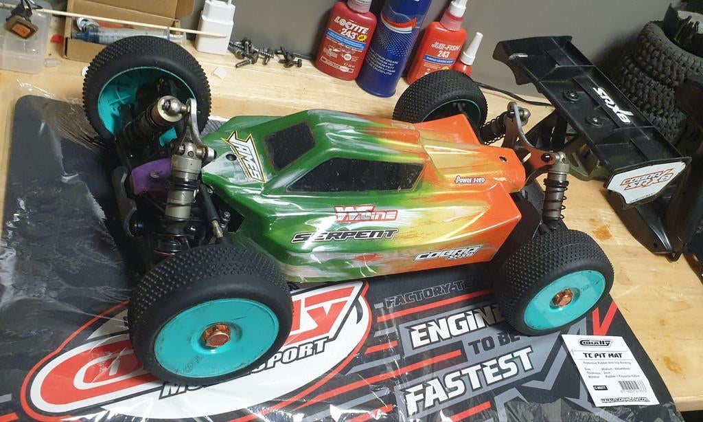 serpent srx8 pro race buggy 1:8 hobbywing xr8 pro, Elektro, Auto offroad, Ophalen of Verzenden, Zo goed als nieuw