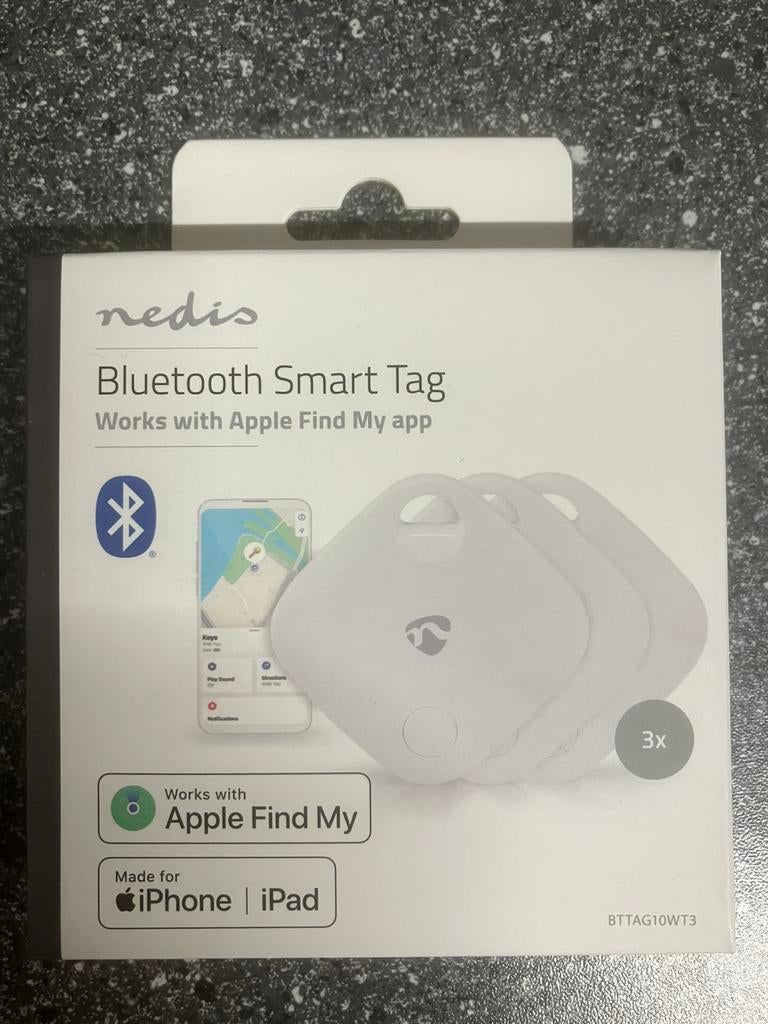 Nieuw! Nedis bluetooth smart tag 3 stuks Apple Find My, Ophalen of Verzenden, Nieuw, Overige accessoires