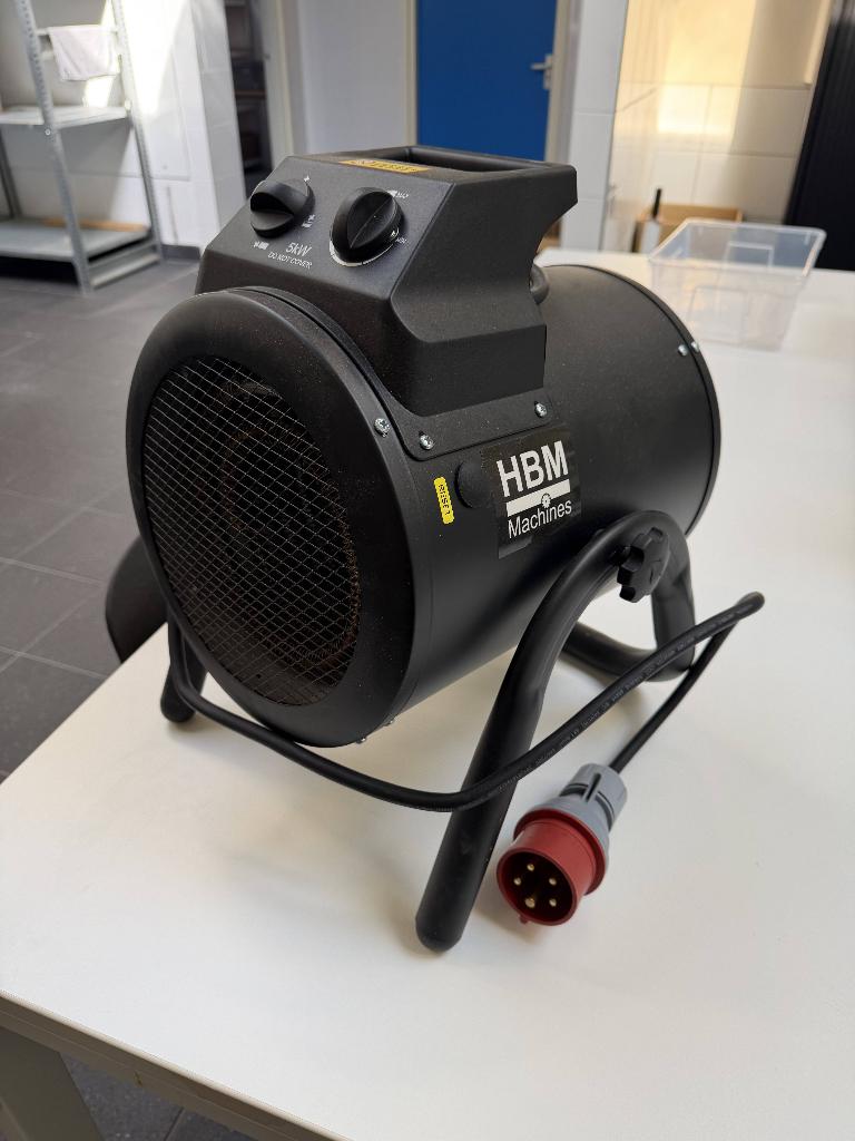 elektrische heater 2500–5000W krachtstroom werkplaatskachel, Ophalen, 30 tot 80 cm, Kachel, Minder dan 60 cm
