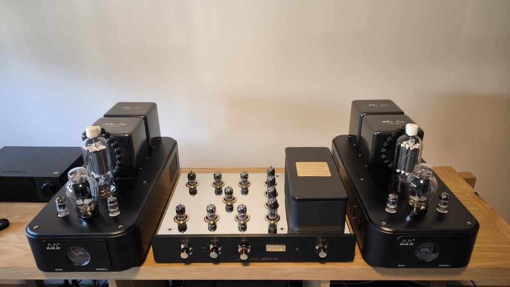 MingDa MC3008-A Monoblocks & MC67-A Preamplifier, Audio, Tv en Foto, Buizenversterkers, Ophalen of Verzenden, Buis of Buizen