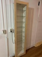 IKEA Vitrinekast met verlichting - Perfect voor verzamelinge, Ophalen, Minder dan 50 cm, Gebruikt, 200 cm of meer