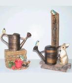 GEZOCHT beeldjes met mini vogeltjes gieter etc tuin, Ophalen of Verzenden, Zo goed als nieuw