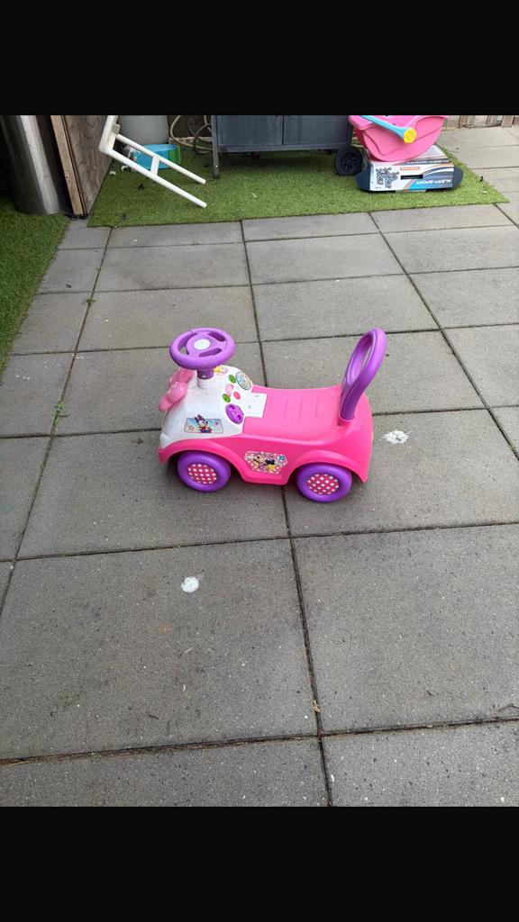 Loop wagen minnie mouse, Kinderen en Baby's, Ophalen of Verzenden, Zo goed als nieuw, Overige merken