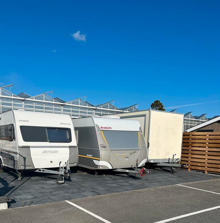 Stalling caravan camper auto trailer boot zomerstalling, Caravans en Kamperen, Caravanstallingen
