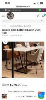 1 maand oud eettafel Silas Woood, Ophalen, 200 cm of meer, 50 tot 100 cm, Zo goed als nieuw