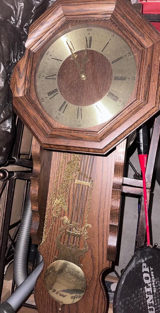Pendule klok uit de jaren 70, Antiek en Kunst, Ophalen