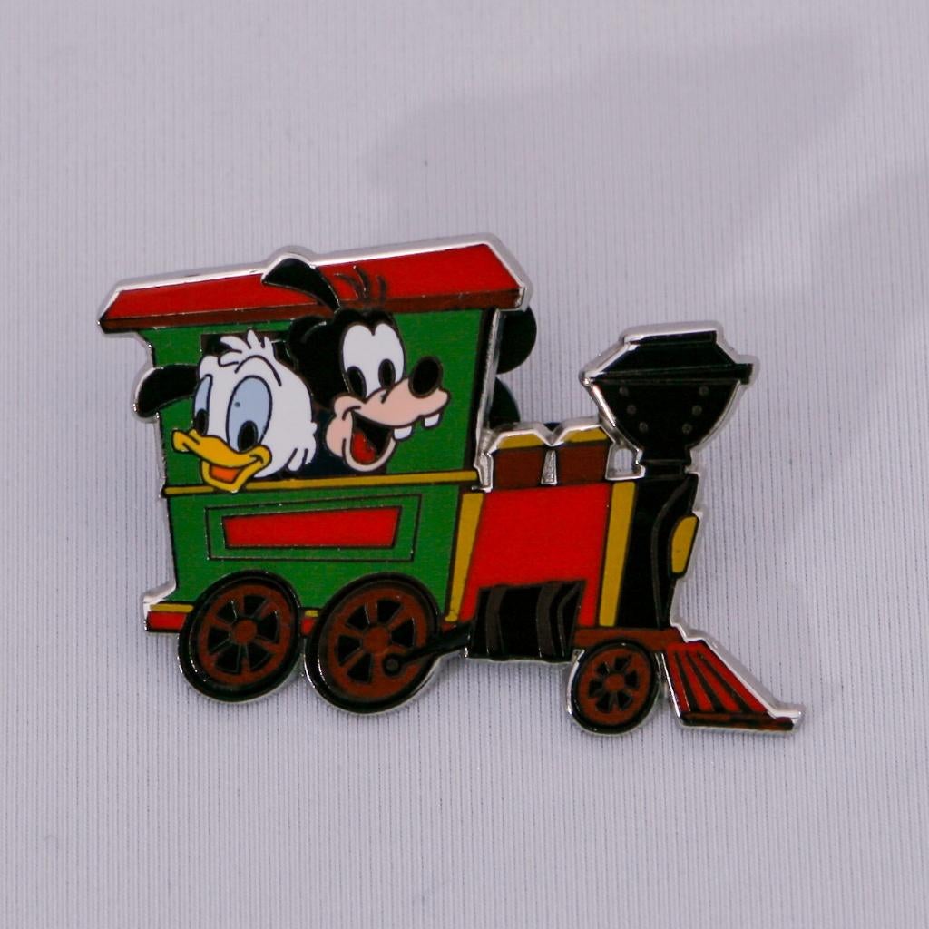 Disney Trading pin Donald and Goofy - Train, Ophalen of Verzenden, Goofy of Pluto, Zo goed als nieuw, Beeldje of Figuurtje