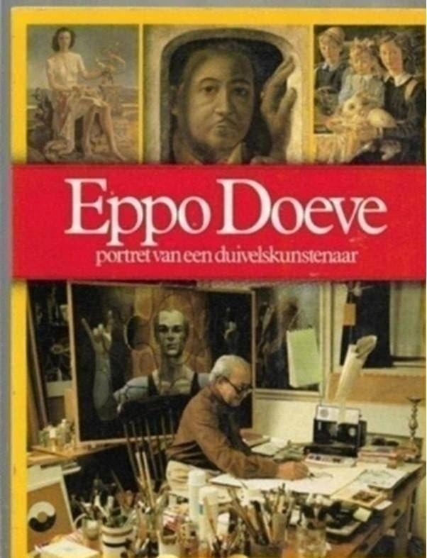 Eppo Doeve Portret van een duivelskunstenaar, Ophalen of Verzenden, Zo goed als nieuw, Schilder- en Tekenkunst