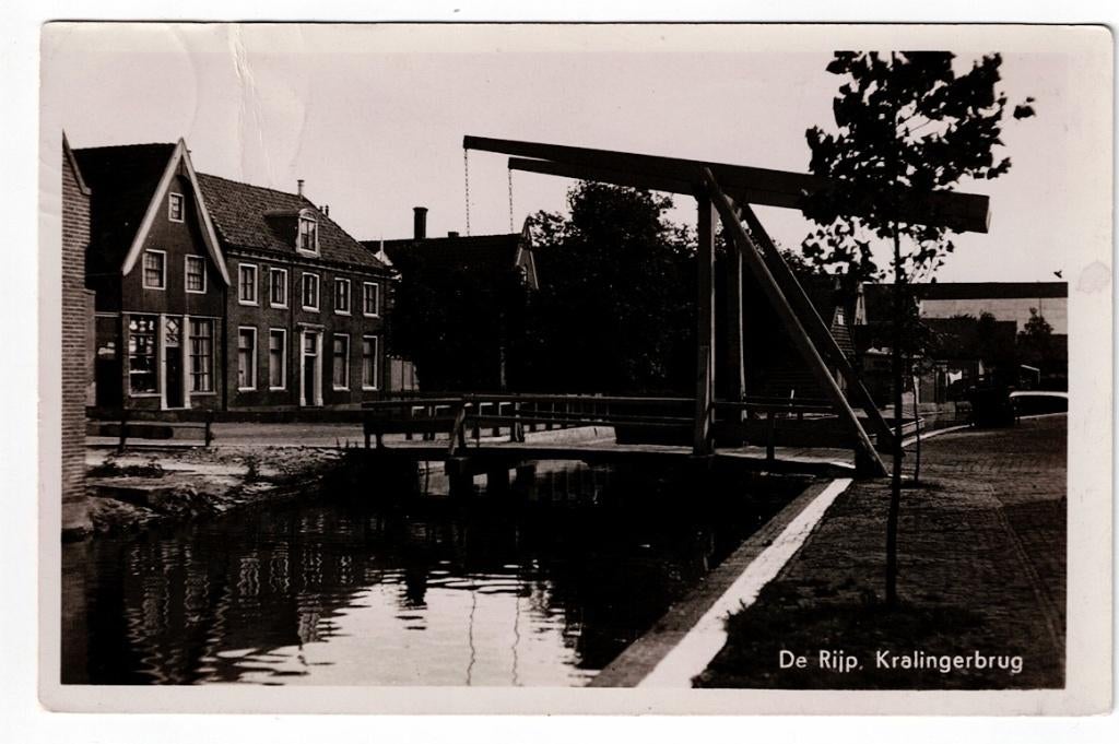 De Rijp. De Kralingerbrug., Ophalen of Verzenden, Gelopen, Noord-Holland