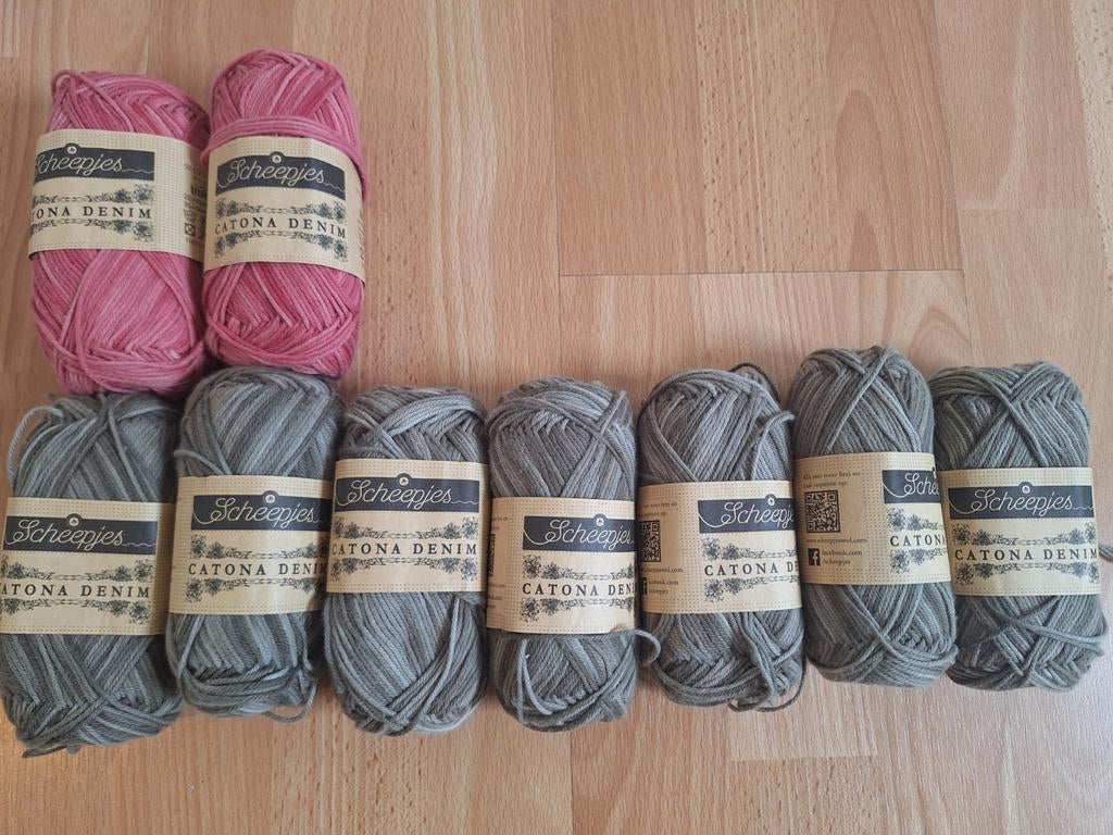 Scheepjes Catona Denim, Verzenden, Nieuw, Breien of Haken, Wol of Garen