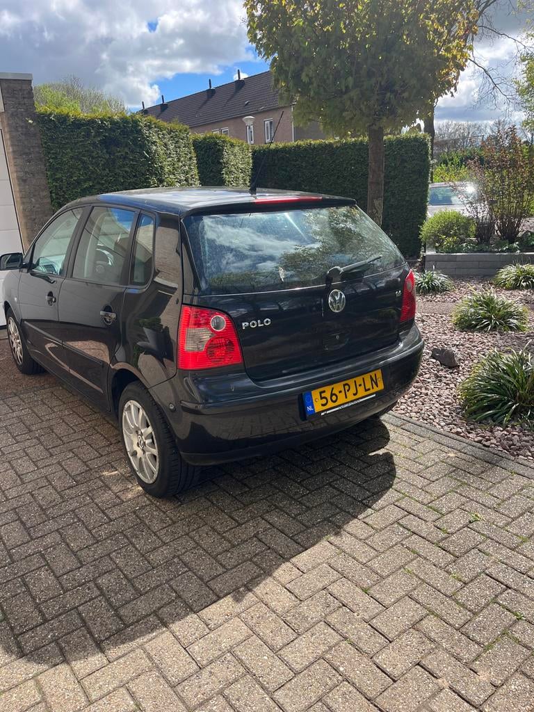 Volkswagen Polo 1.4 55KW 2004 Zwart ZONDER APK, Ophalen, Gebruikt