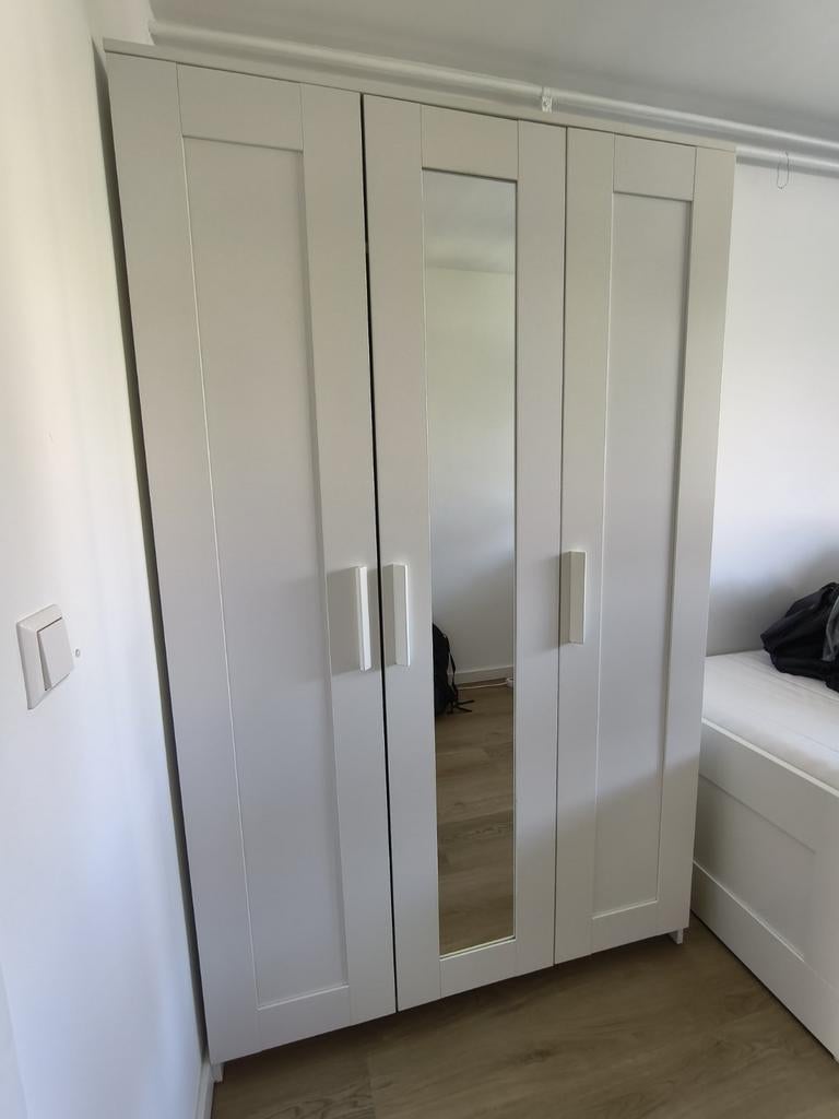 Ikea Brimnes kledingkast - gebruikt, goede staat, Ophalen, Met deur(en), Gebruikt, 100 tot 150 cm