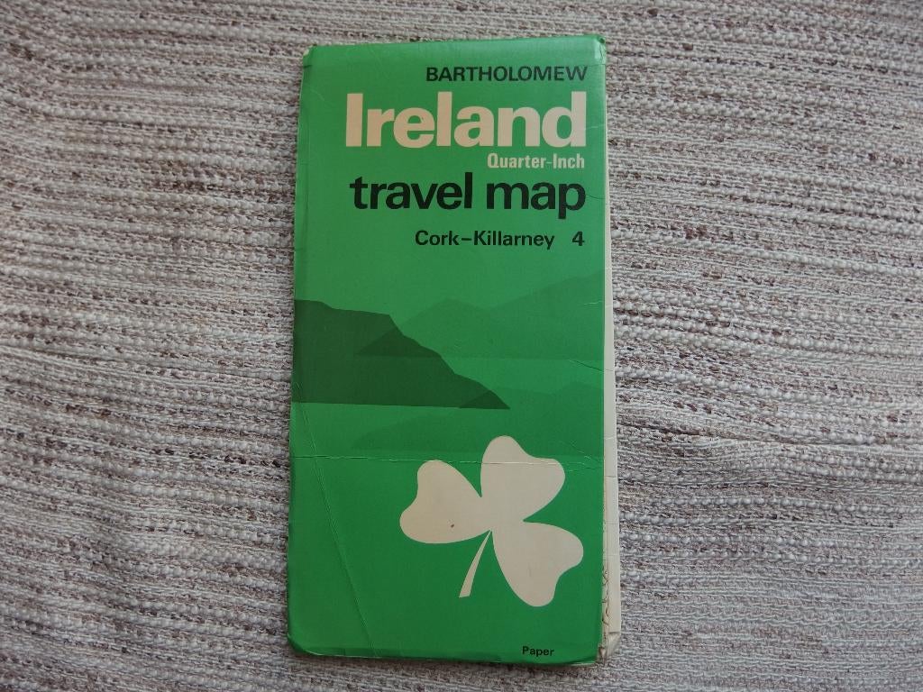 Kaart Ierland Bartholomew, Boeken, Atlassen en Landkaarten, Gelezen, 2000 tot heden, Landkaart, Europa Overig