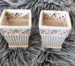 Bloempotjes, Overige materialen, Gebruikt, Vierkant, Ophalen of Verzenden