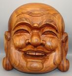 Boeddha Masker beeld van Hout Suar XXL, Gebruikt, Nvt particulier, Ophalen of Verzenden, Nvt particulier