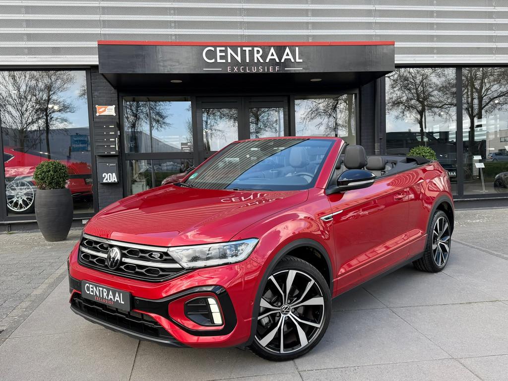 Volkswagen T-Roc Cabrio 1.5 TSI R-Line 150PK ACC|Carplay|IQ-, Auto's, Volkswagen, 4 cilinders, Origineel Nederlands, Bedrijf, Grijs