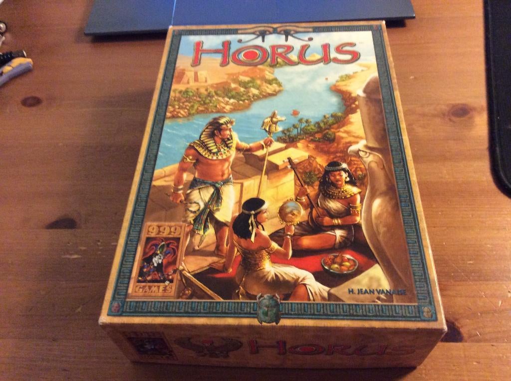 Horus, kaartspel van 999 games, Een of twee spelers, Ophalen of Verzenden, Zo goed als nieuw, 999 Games