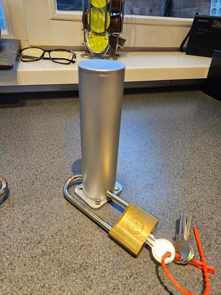 Begrenzer voor op de boot kompleet met slot, Watersport en Boten, Ophalen of Verzenden