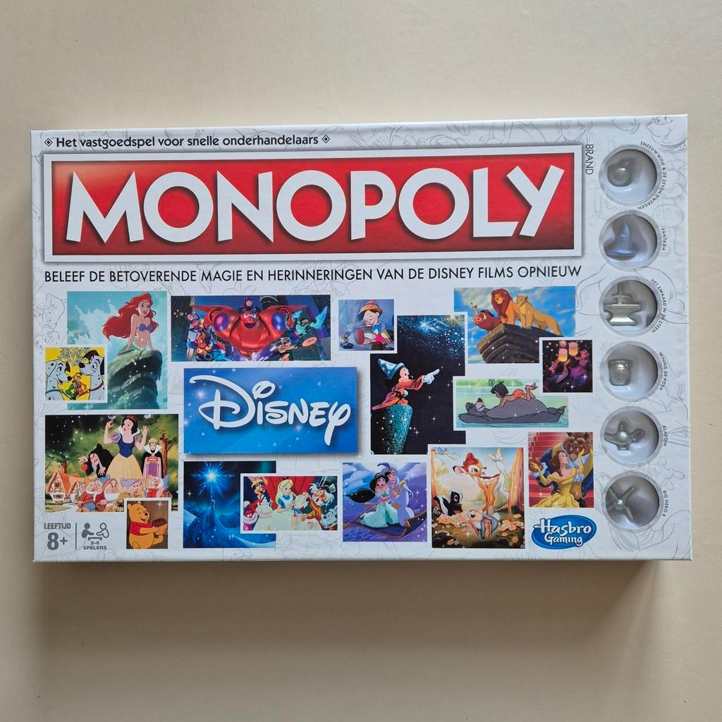 Monopoly Disney Editie - Zo goed als nieuw, Collectors Item, Vijf spelers of meer, Ophalen, Zo goed als nieuw, Hasbro
