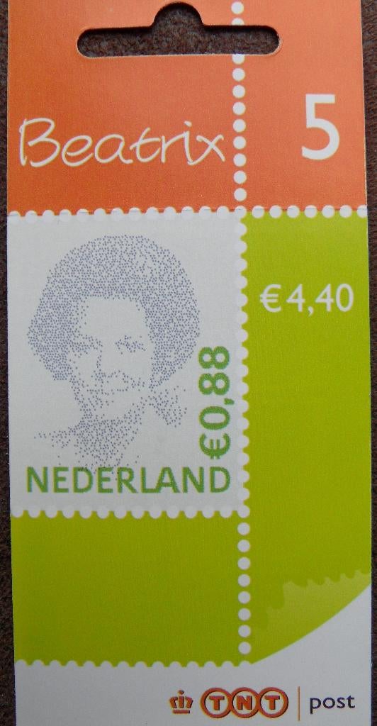 Mailer - 5 maal Beatrix € 0,88, Postzegels en Munten, Postzegels | Nederland, Verzenden, Postfris