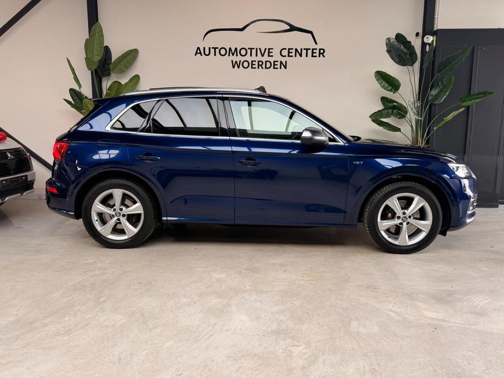 Audi SQ5 3.0 TFSI SQ5 quattro Pro Line Plus AUT B&O HUD TREK, Auto's, Audi, Automaat, Gebruikt, 2995 cc, Blauw