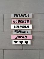 Unieke Handgemaakte Geboorte WEGWIJSBORDEN- gepersonaliseerd, Info@rwhoutidee.nl, Nieuw, Ophalen of Verzenden, RW Houtidee  Houten Huis-, Tuin- en Cadeauartikelen Handgemaakt • Uniek • Naar uw idee gemaakt