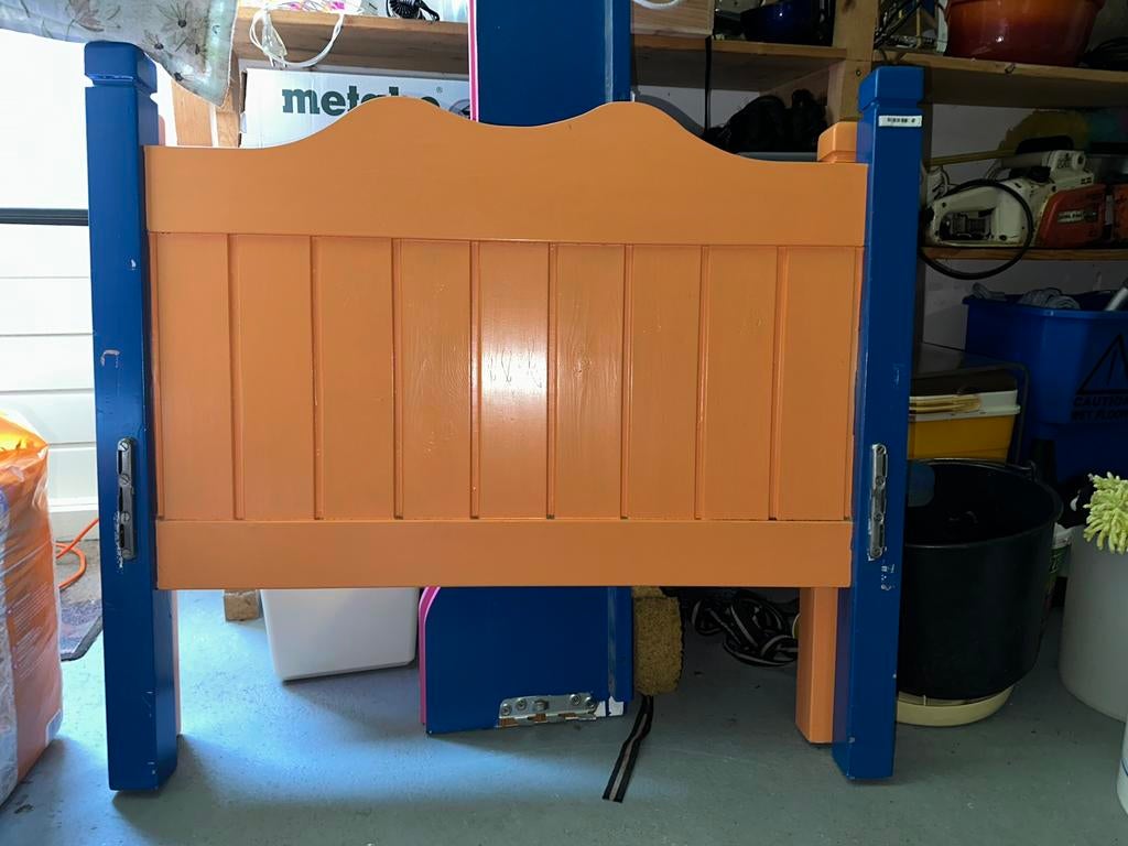 Grenenhouten Eenpersoons bed 190x80, Kinderen en Baby's, Kinderkamer | Bedden, Ophalen, Gebruikt, 70 tot 85 cm, Lattenbodem