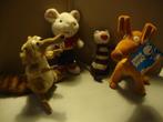 Film knuffels Scrat, Eddie, Little Stuart en Spike, Ophalen of Verzenden, Zo goed als nieuw, Actiefiguur of Pop