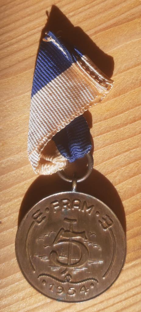 Historische medaille 1954 FRAM - Zeldzaam verzamelobject, Ophalen of Verzenden