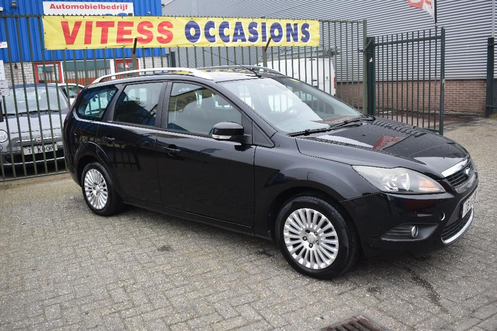 Ford Focus 1.8 92KW Wagon 2010 Zwart NIEUWE APK  1e Eigenaar, Auto's, 125 pk, 4 cilinders, Zwart, 1798 cc
