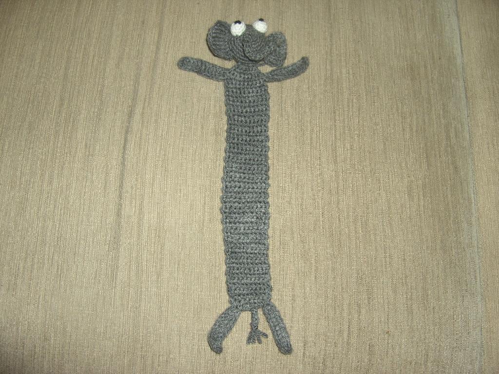 boekenlegger olifant gehaakt, Ophalen of Verzenden, Nieuw, Haken, Overige typen