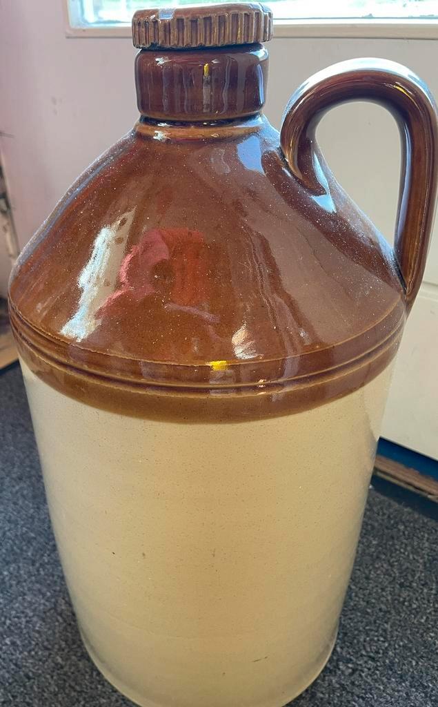 Zware vintage sherrykruik Pearsons grote afmeting 43cm.hoog, Ophalen of Verzenden