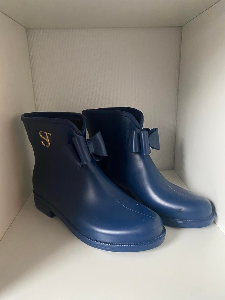 SuperTrash regenlaarzen, Kleding | Dames, Schoenen, Blauw, Ophalen of Verzenden, Regenlaarzen, Zo goed als nieuw