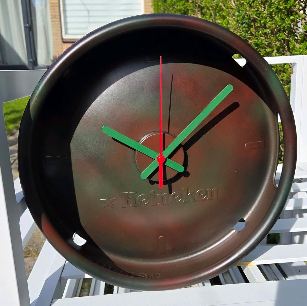 Heineken klok, Ophalen of Verzenden, Wandklok