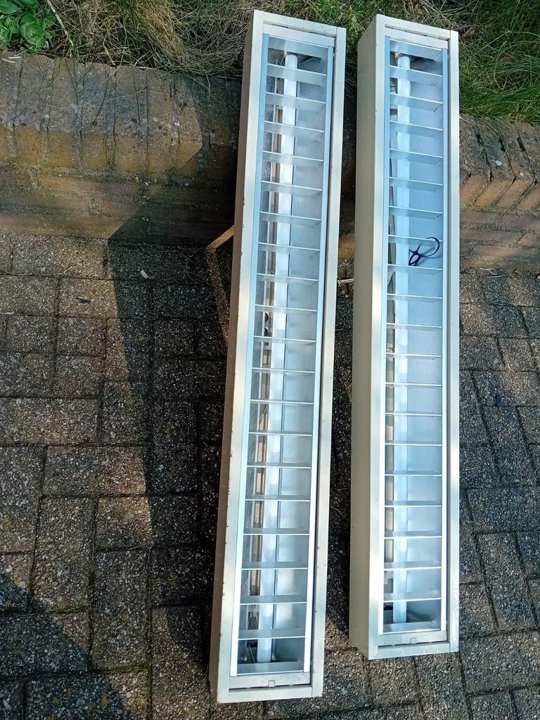 2x TL armatuur, Ophalen, Gebruikt, Minder dan 50 watt, Armatuur