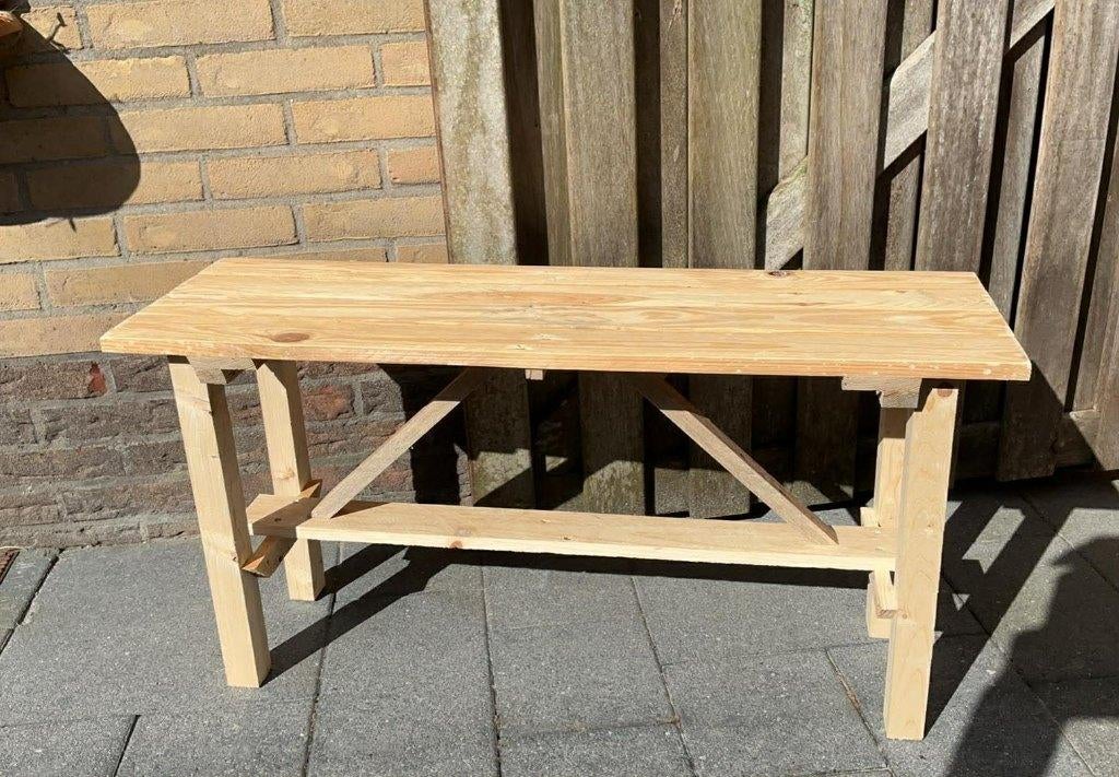 Houten bankje / Tuinbankje, Huis en Inrichting, Woonaccessoires | Overige, Ophalen, Zo goed als nieuw, Hout, Landelijk