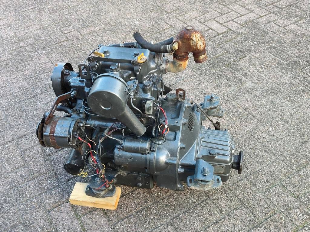 Yanmar 2QM20H + Kanzaki keerkoppeling, Watersport en Boten, Ophalen, 10 tot 30 pk, Gebruikt, Binnenboordmotor