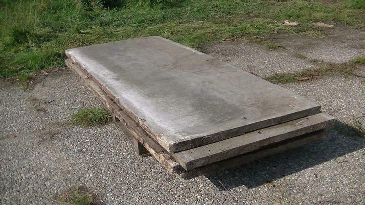 🌈Beton-plaat 245 x 100 x 5 cm. En stelcon platen 🌈, Dieren en Toebehoren, Overige Dieren-accessoires, Gebruikt, Ophalen