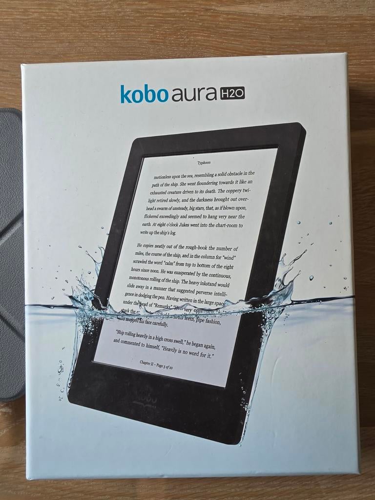 Kobo Aura H2O e-reader, Computers en Software, E-readers, Touchscreen, Ophalen of Verzenden, Zo goed als nieuw, 4 GB of minder